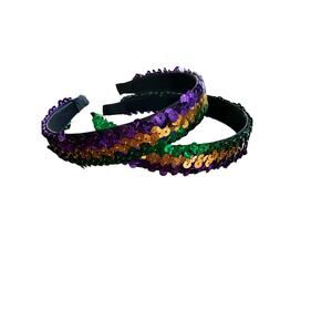 Mardi Gras Sequin Headband